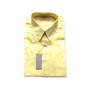 🆕Geoffrey Beene Men’s Yellow Long Sleeve Button Down Dress Shirt